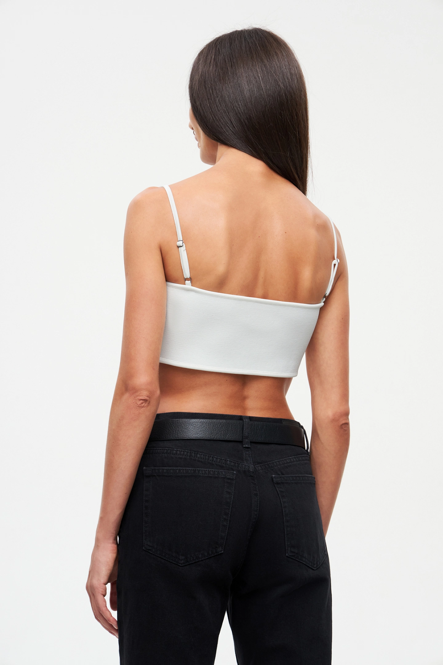 Топ на бретелях из вискозы