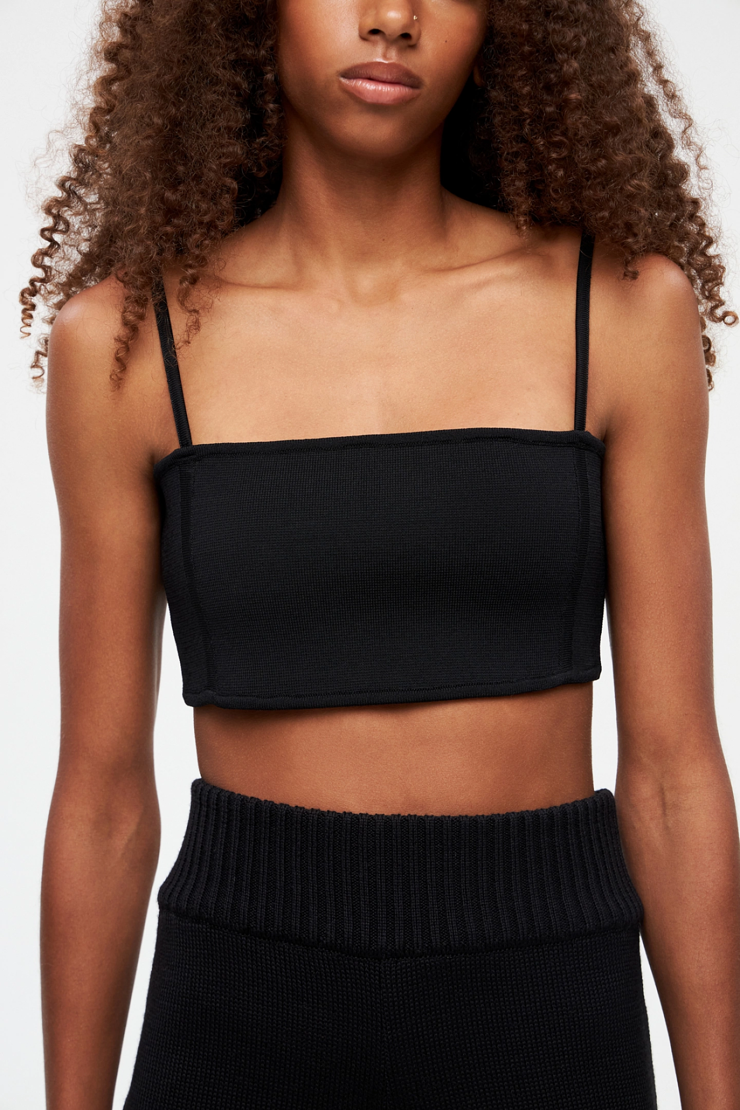 Топ на бретелях из вискозы