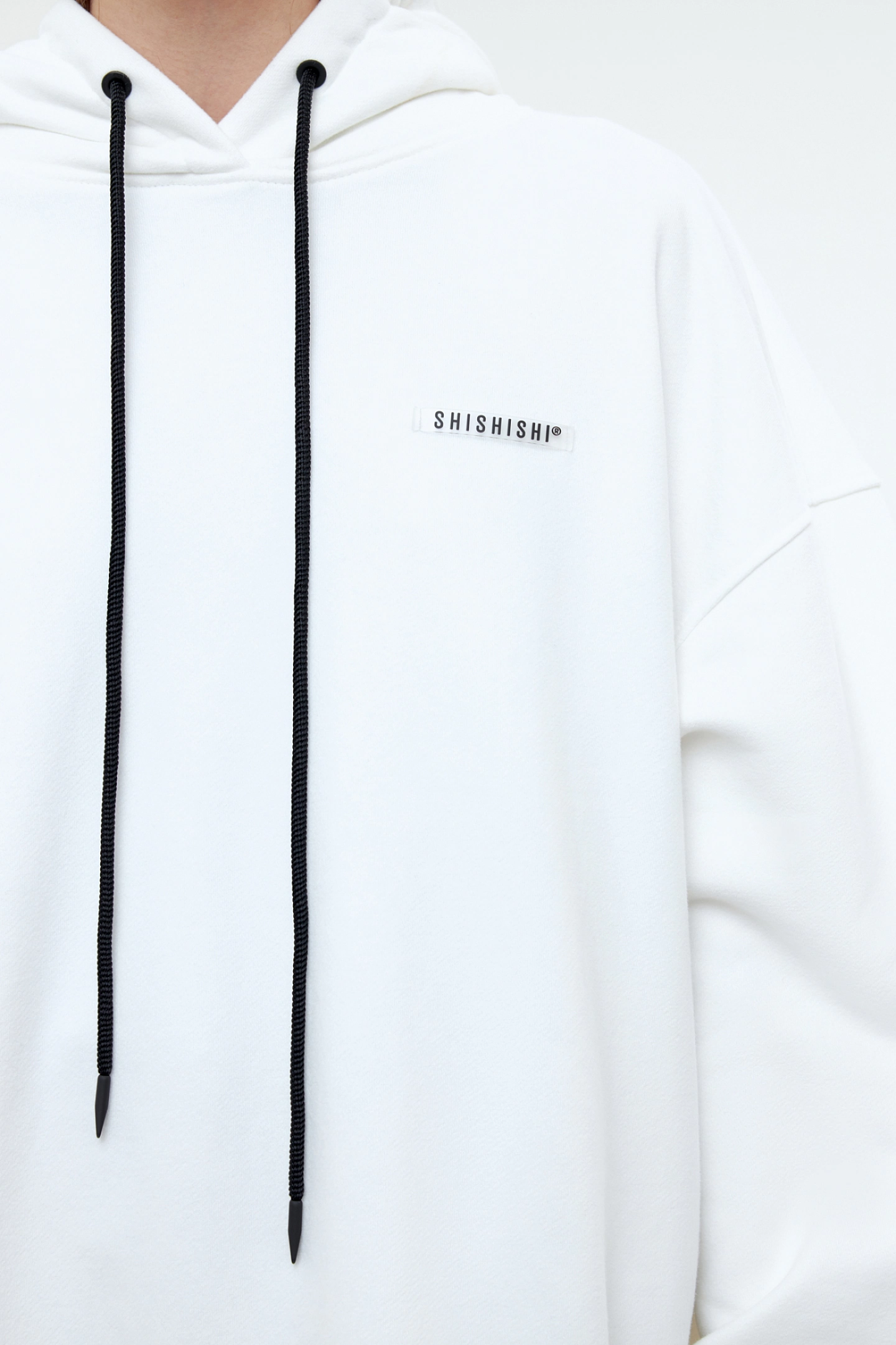 Худи объемный и брюки широкие из трикотажа