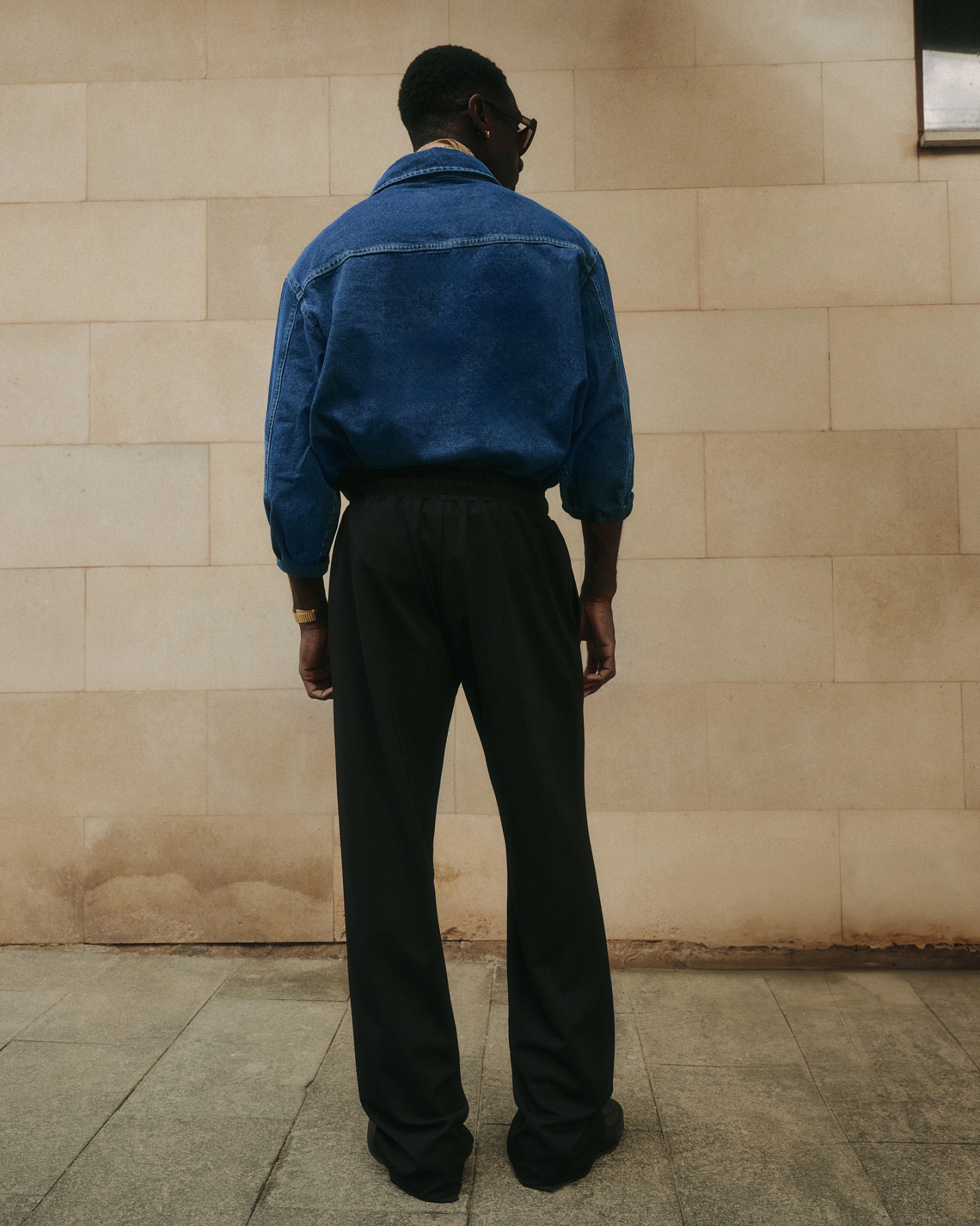 Брюки со стрелками из джерси