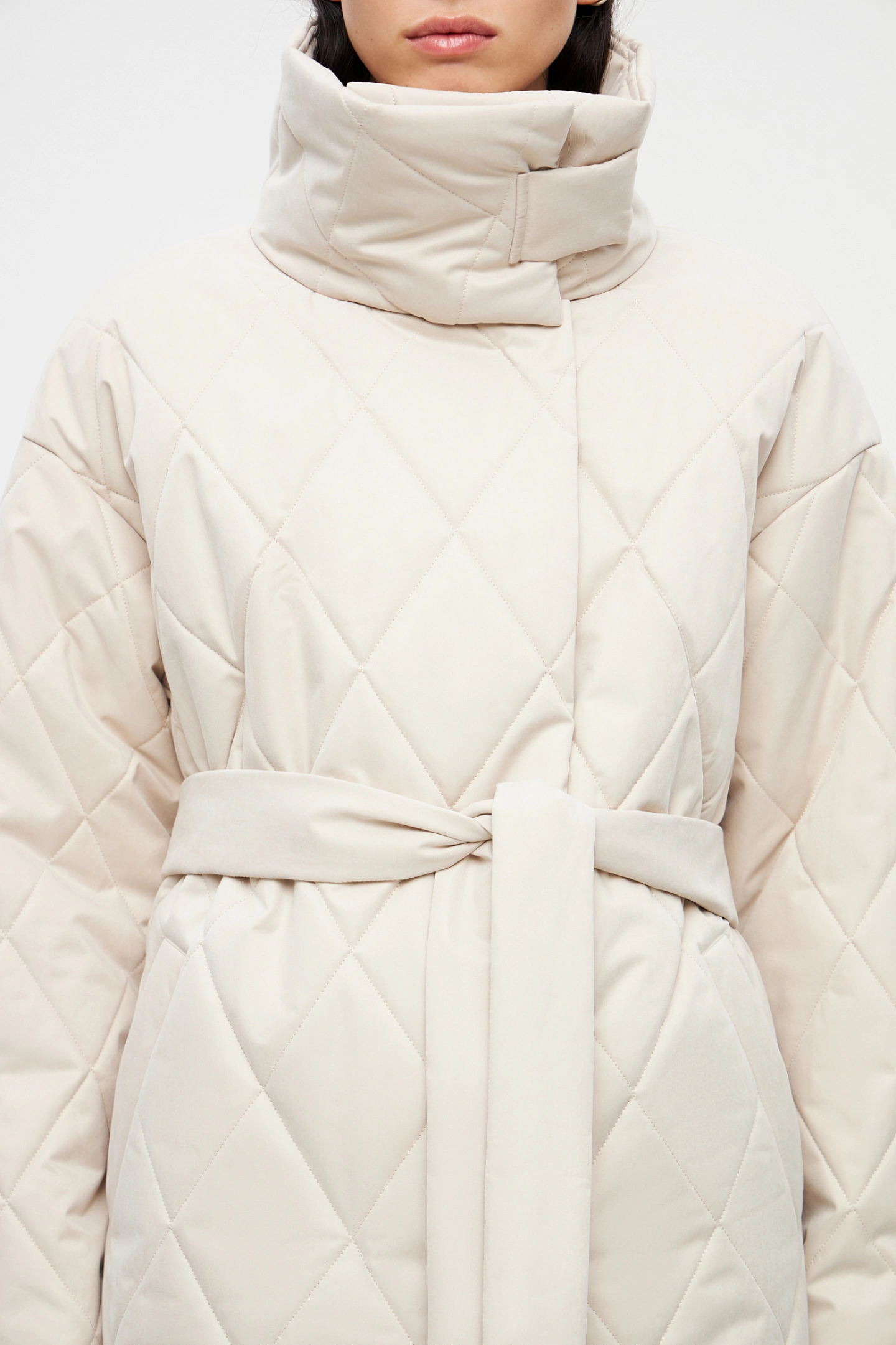 Куртка стеганая со стойкой