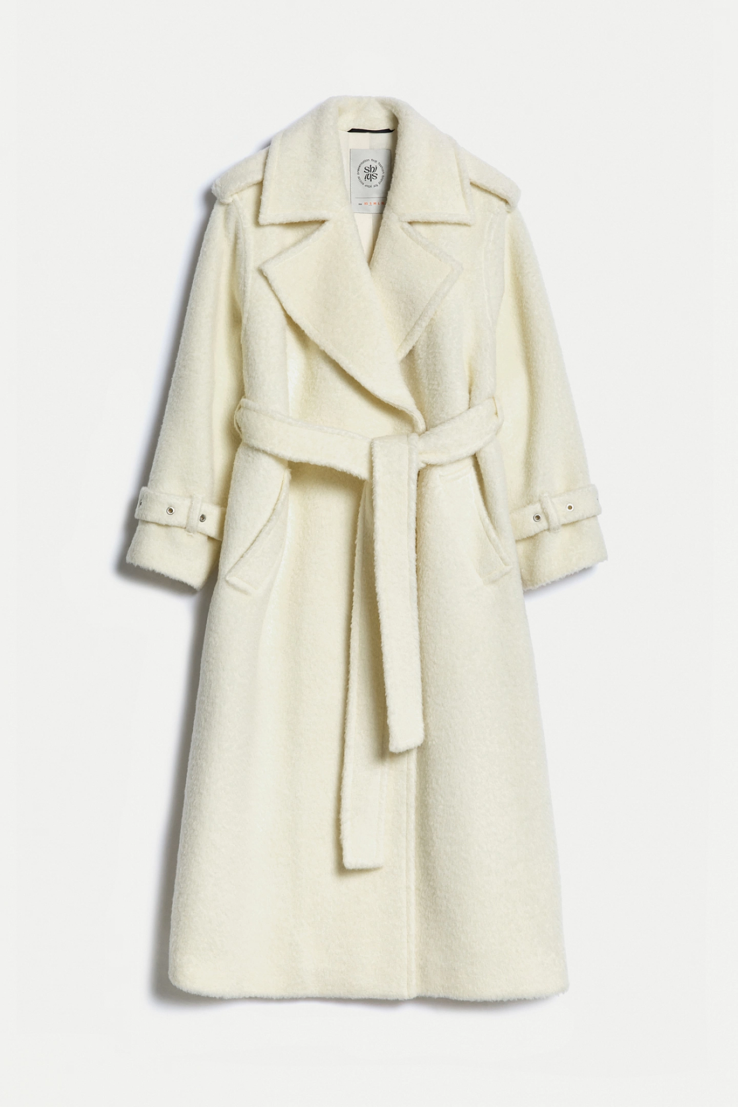 Пальто - тренч из искусственного меха