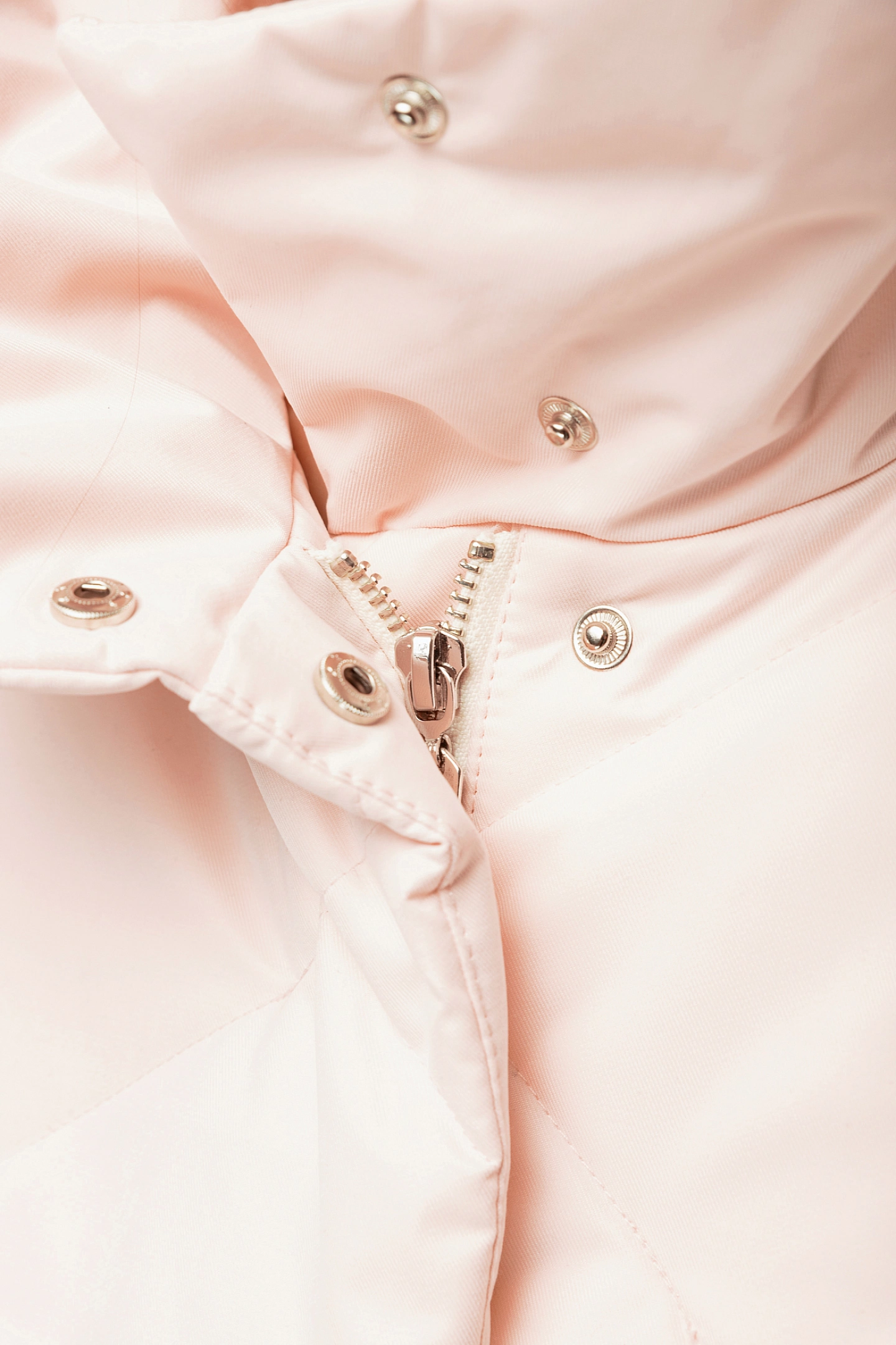 Пальто стёганное прямое с капюшоном