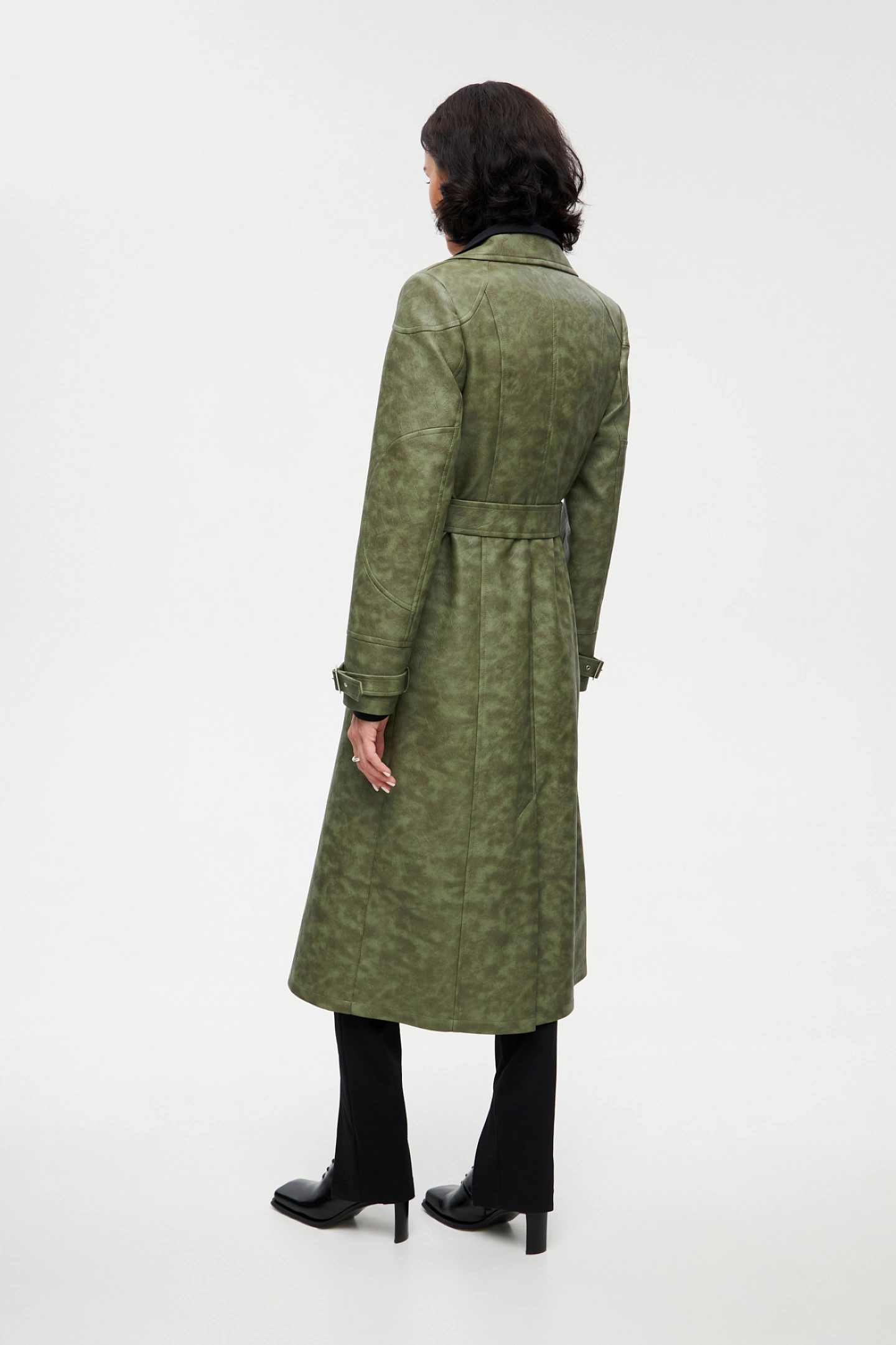 Тренчкот из эко-кожи