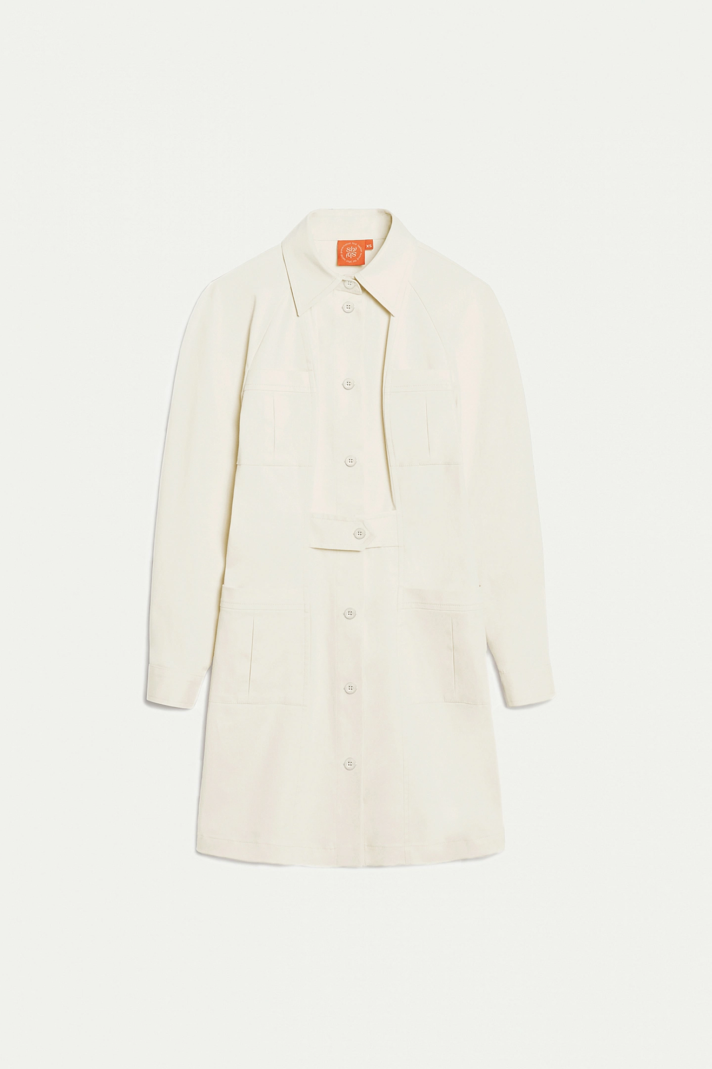 Платье сафари мини