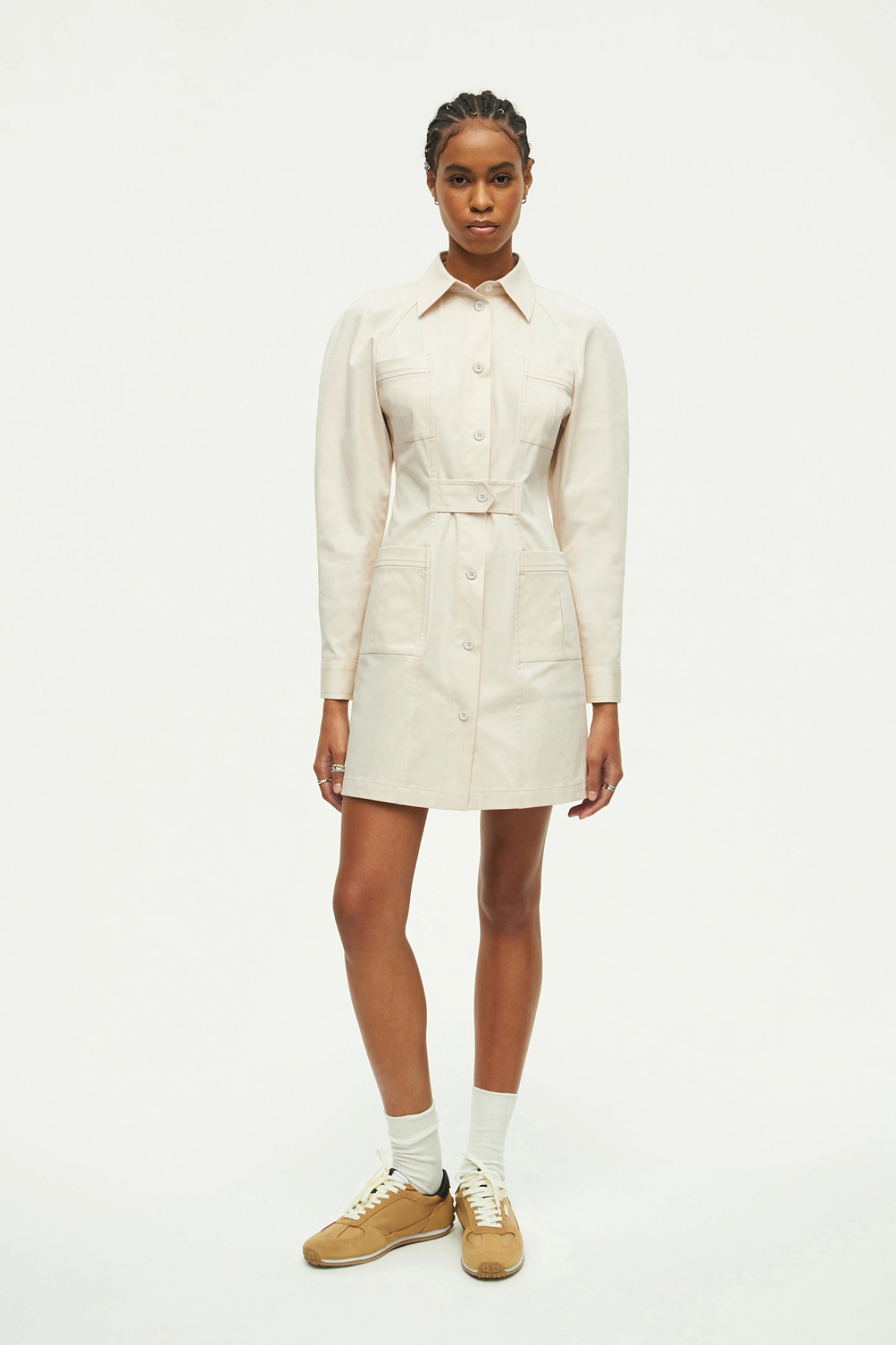 Платье сафари мини