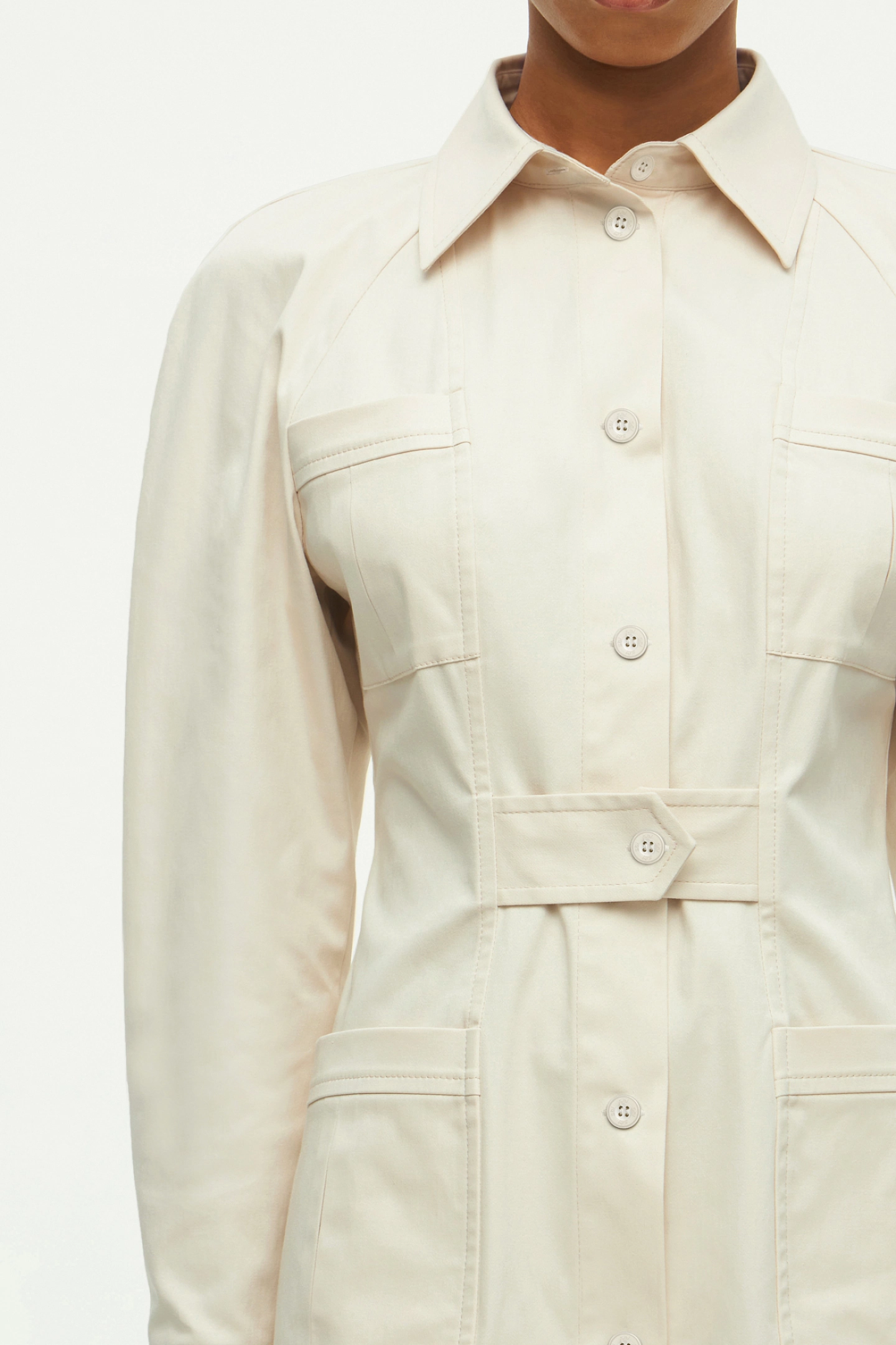 Платье сафари мини