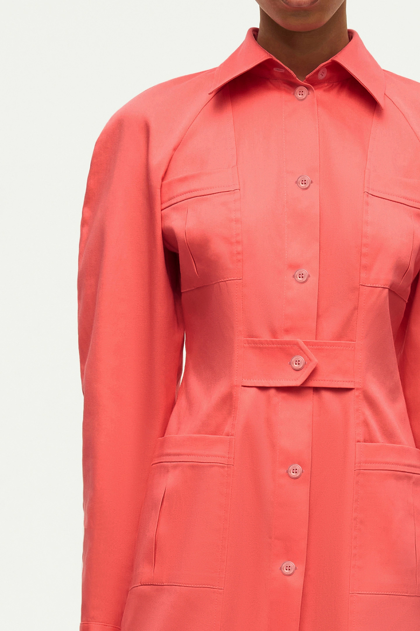 Платье сафари мини