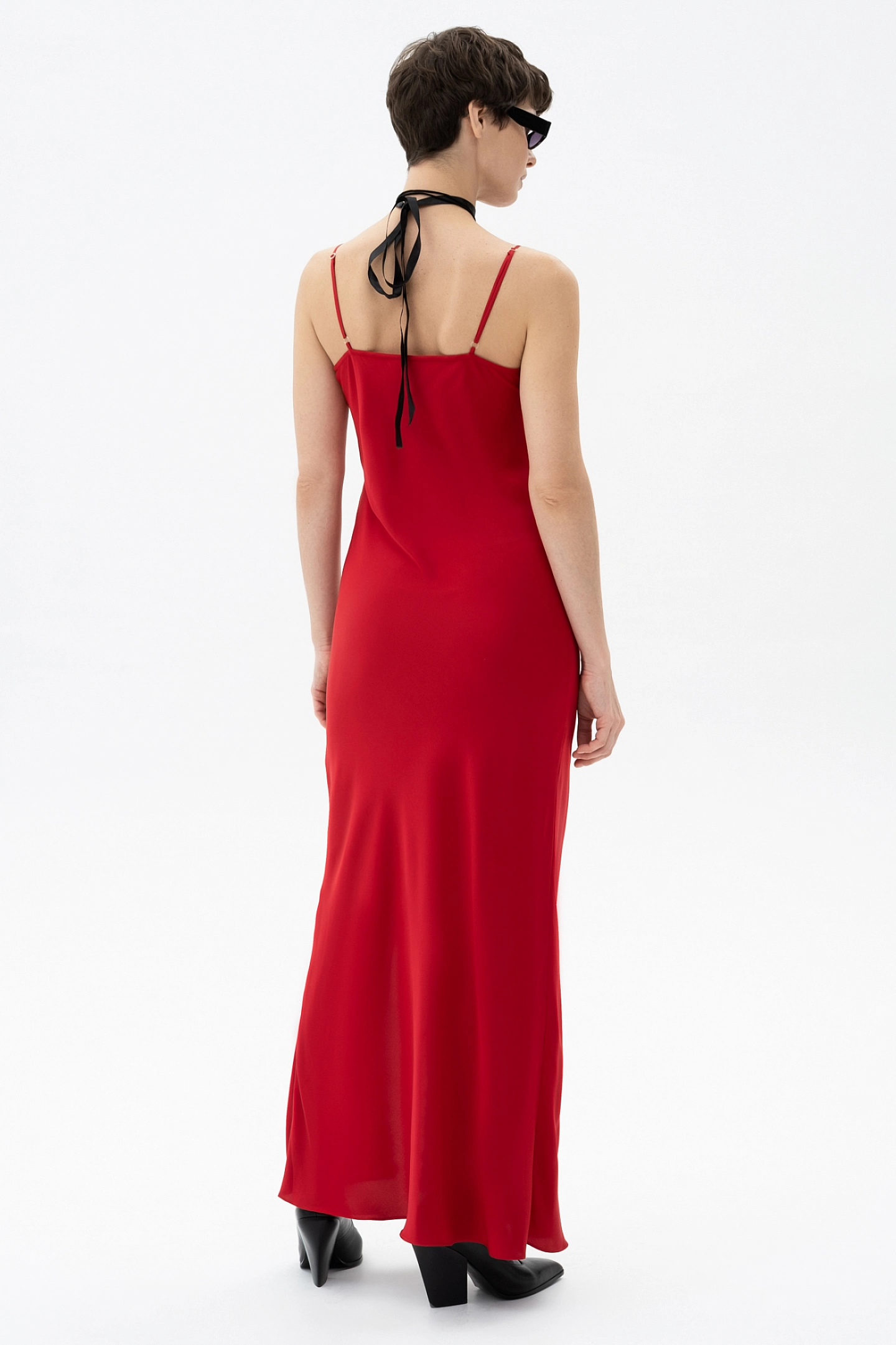 Платье-комбинация с кружевом