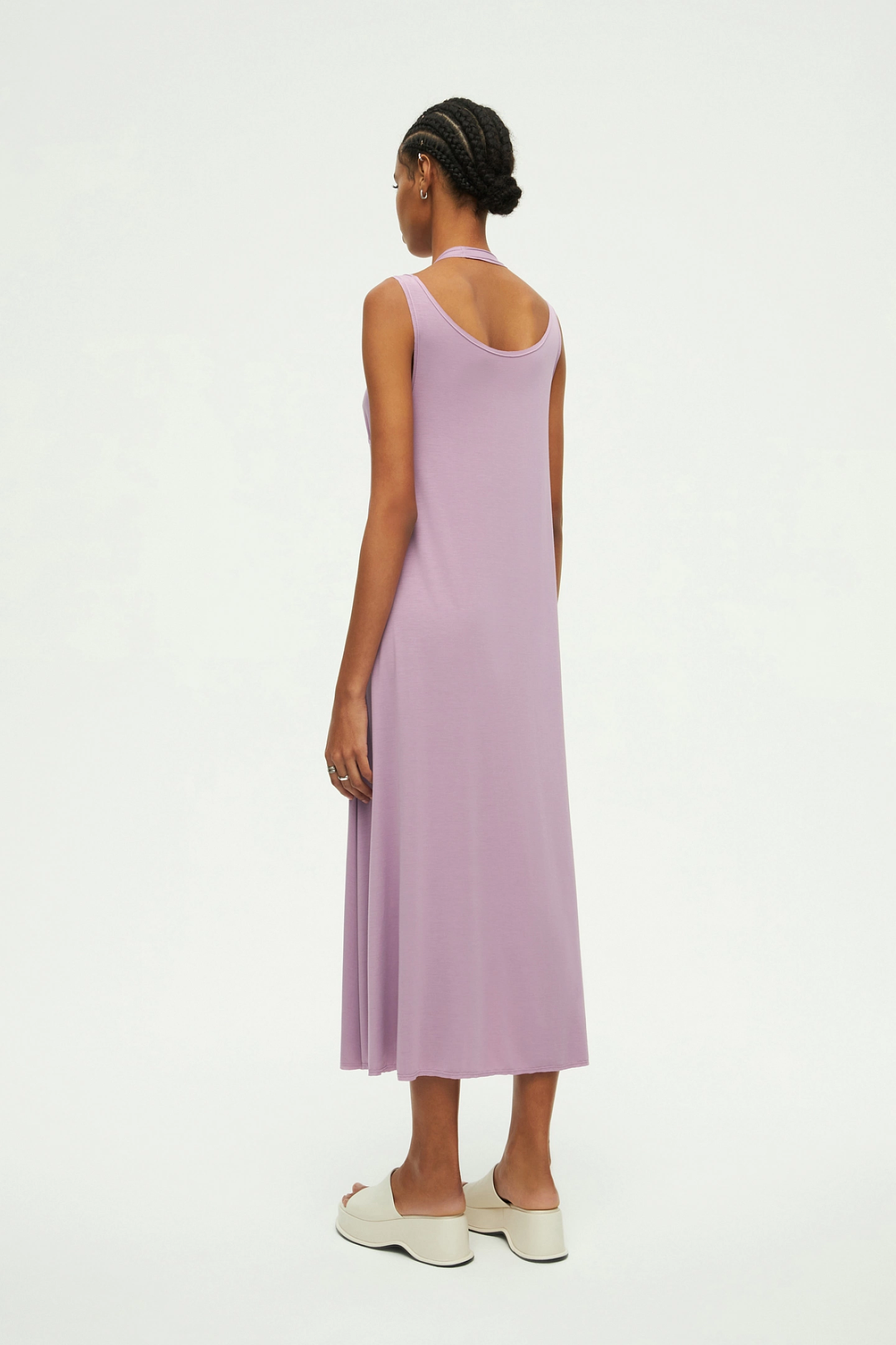 Платье - майка трикотажное двойное