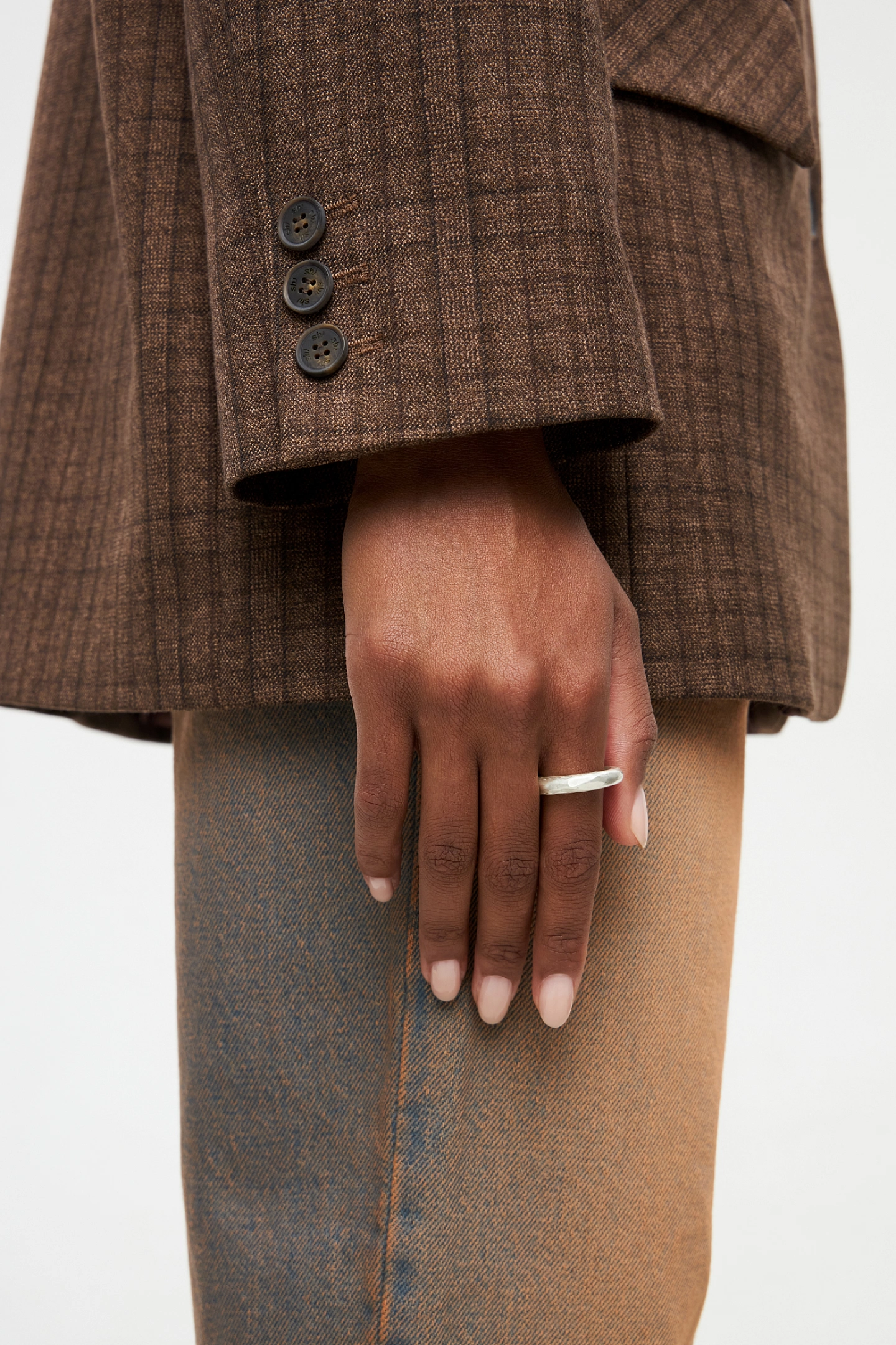 Кольцо - круг матовое